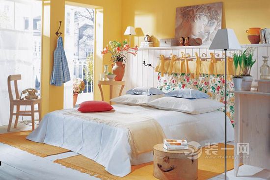泰安装饰公司卧室颜色搭配效果图