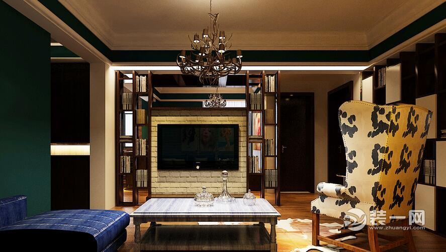 美式风格美式客厅装修效果图