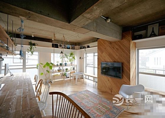 国外装修设计日本原木风格67平公寓装修改造效果图