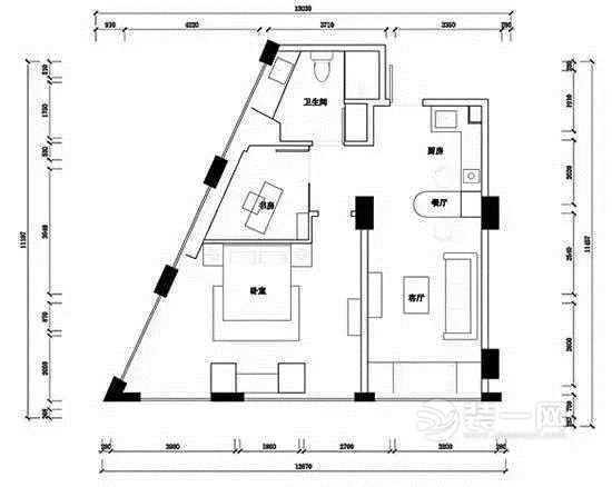 91平米装修户型图