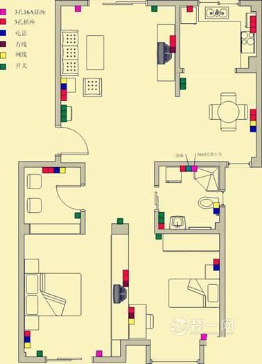 家装开关插座布置