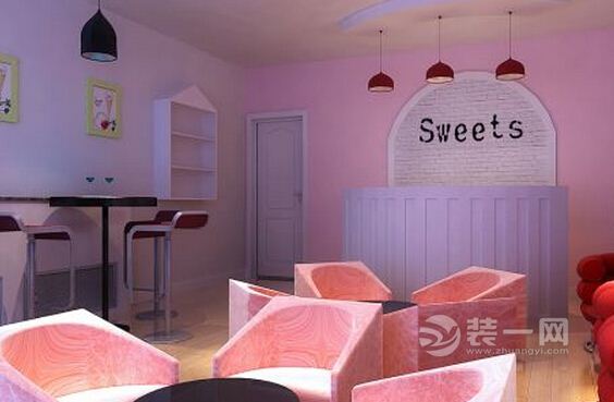 重庆装饰公司甜品店装修效果图之日式风格
