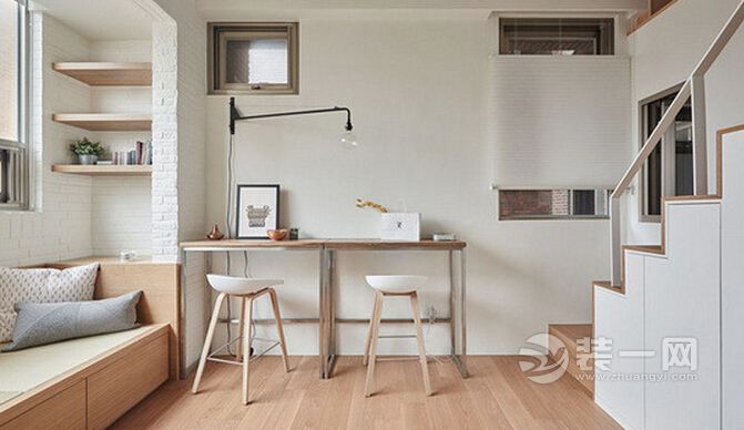 合肥装修公司温暖木质感单身公寓家装效果图