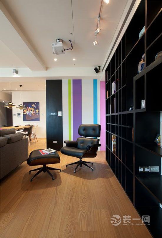 色彩活力三居设计 装修转黄设计 家装空间设计 室内装修效果图设计