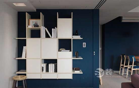 日系+海军蓝装修设计 装扮120平米唯美悠闲三居室