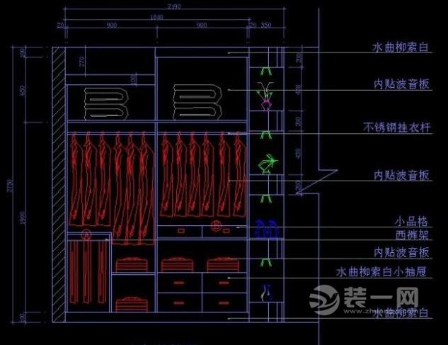 衣柜结构图