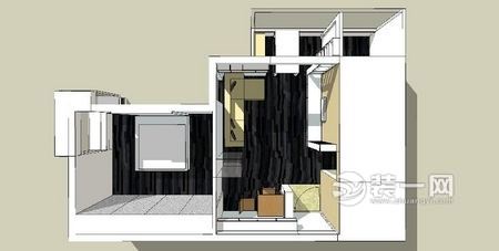 一室一厅装修效果图