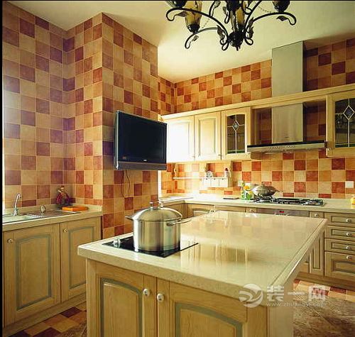 厨房瓷砖效果图
