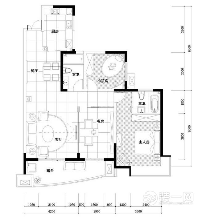 北京装饰公司140平米装修现代风格装修效果图