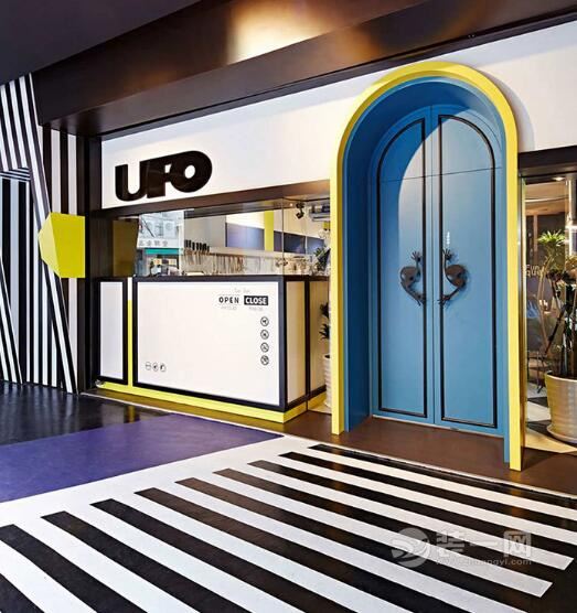 成都装修公司超可爱的ufo主题咖啡馆装修 独特的设计空间