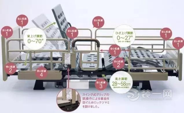 日本的养老住宅床与睡眠