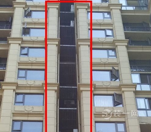 温州瓯海住宅区阳台违建效果图