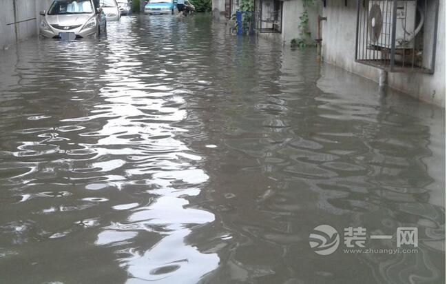 天津装修网聊天津暴雨后老旧小区安全度汛