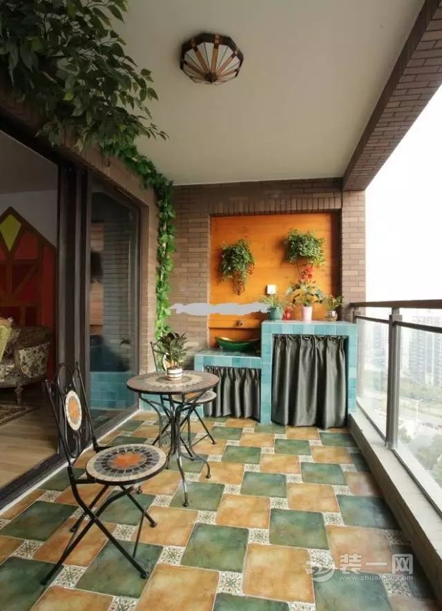 现代风格家居装修设计阳台