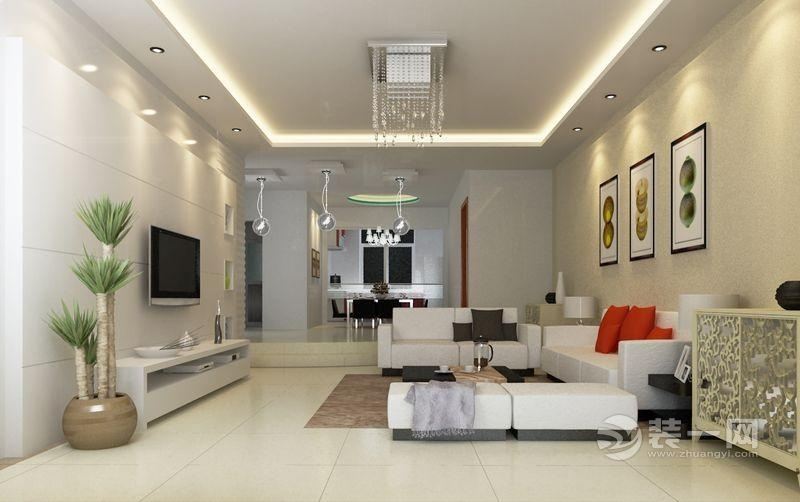 客厅现代风格温馨大气装修设计效果图