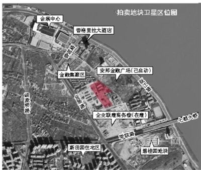 温州市滨江区土地规划示意图