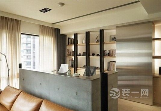 新乡装修公司日式简约原木风格两室两厅书房装修设计效果图