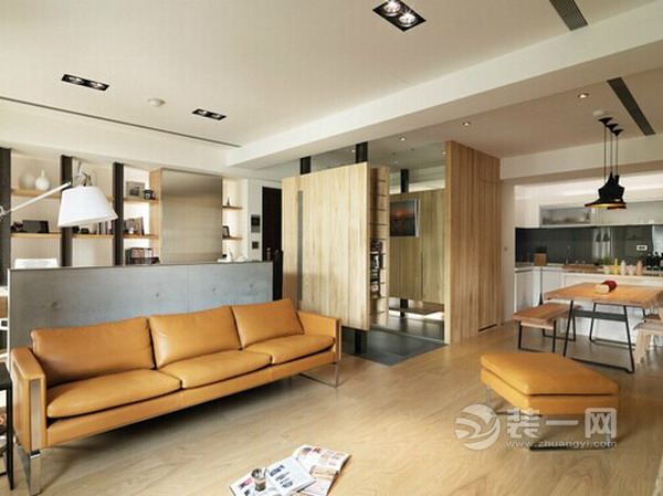 新乡装修公司日式简约原木风格两室两厅装修设计效果图