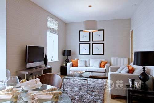 小户型客厅现代简约风格装修设计效果图