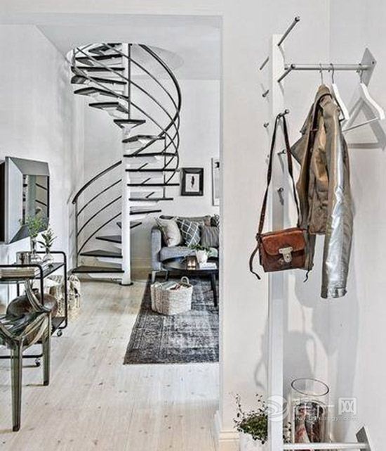 黑白纯净装饰设计 室内装修效果图 家装空间设计