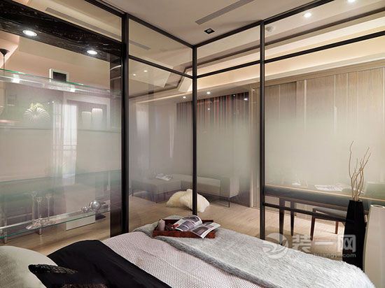佛山装修50平小户型公寓大气质感卧室装修效果图