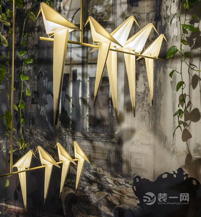 北京装修网分享创意灯具 伦敦设计师折纸鸟灯美翻了！