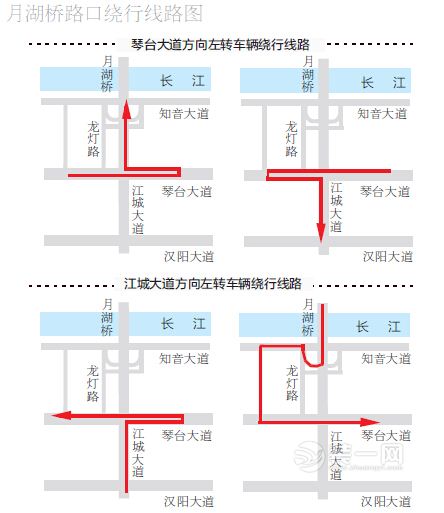 武汉汉阳琴台大道高架施工半年 具体绕行线路出炉