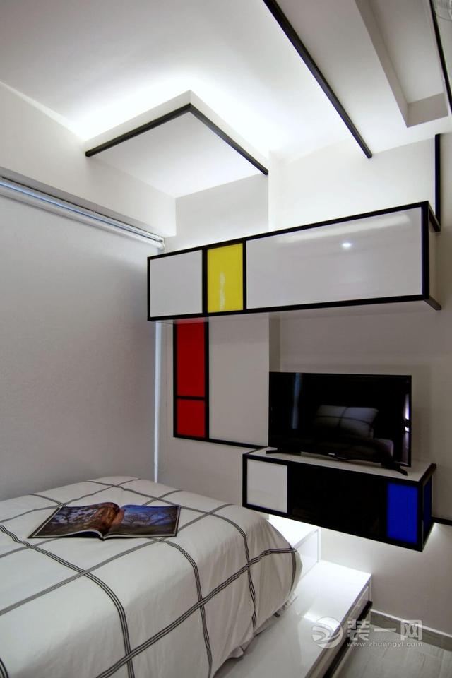 现代艺术风格公寓设计装修效果图