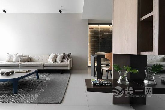 黑白灰层次美感 极简现代金寨装饰公寓设计