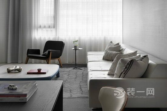 黑白灰层次美感 极简现代装饰公寓设计