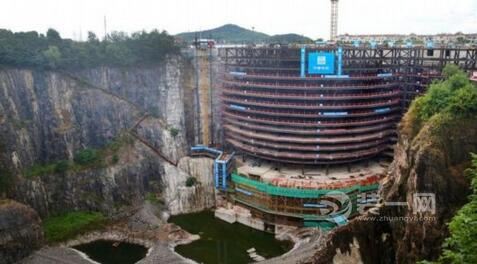 上海装修网曝上海深坑酒店完成地下结构封顶