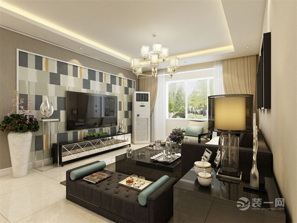 天津装修公司香湾凤苑126平三室两厅装修效果图