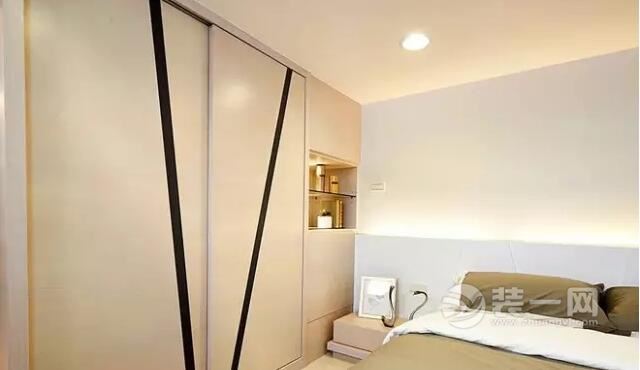 郑州装修公司50平米小户型复式楼卧室装修效果图