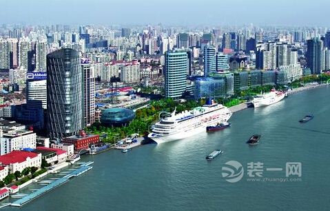 上海北外滩装修打造“空中绿街”临水行走直达江岸