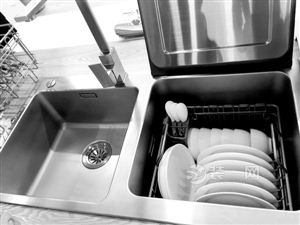 厨房洗碗利器 广州卖场水槽洗碗机一机两用更便捷