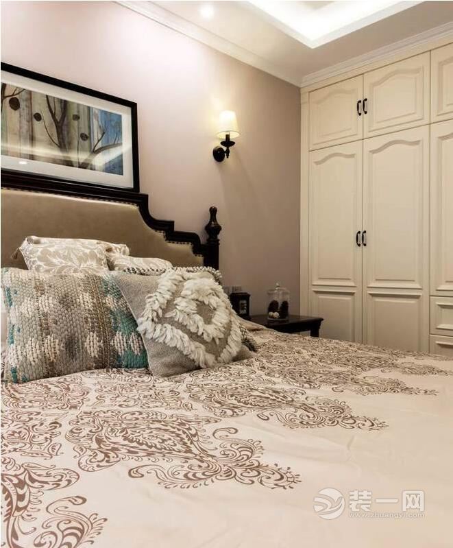 100平米两室一厅美式风格装修案例卧室装修效果图