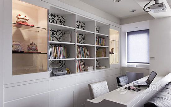 黑白时尚新古典 六安装饰设计温馨三居室