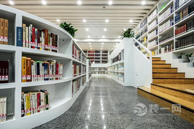 重庆装饰公司2016图书馆装修效果图