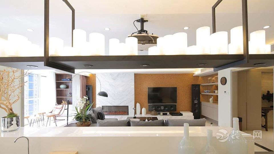 珠海装修公司130平现代简约风格两室两厅厨房装修效果图