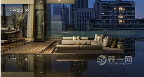 顶尖设计装修案例效果图 上海装修公司上海最美屋顶会所