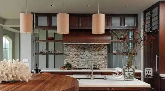 8款木质元素日式厨房装修设计效果图