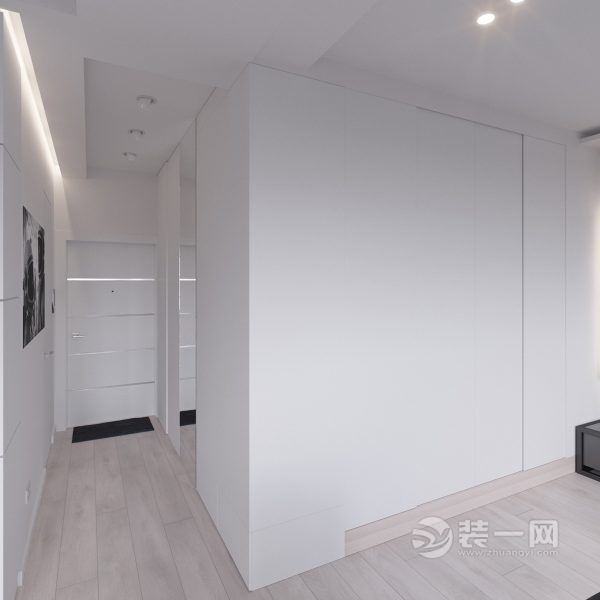 上海装修公司荐小户型装修实景图 小户型设计效果图 50平米一室一厅现代风格装修效果图