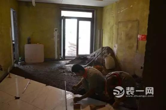 石家庄乐豪斯装饰公司鑫界王府工地巡检之瓦工验收篇