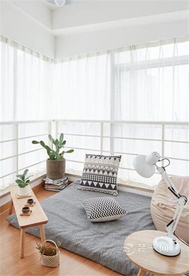 太原装饰公司40平现代简约风格一居室起居室装修效果图