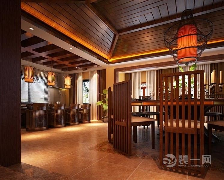 佛山装饰公司360平现东南亚风格复式别墅厨房装修效果图