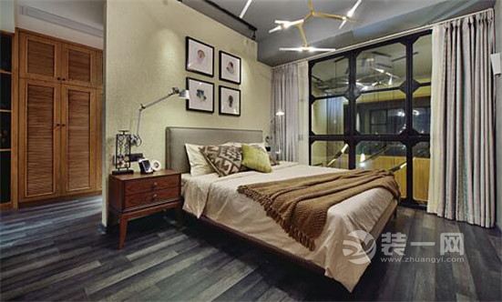 太原装饰公司60平轻工业混搭风格复式公寓卧室装修效果图