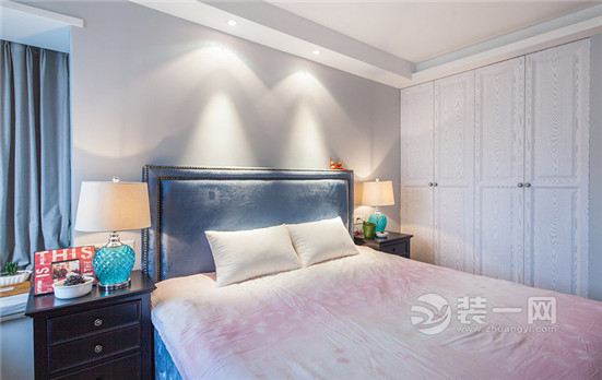 珠海装修公司86平混搭风格两室两厅卧室装修效果图