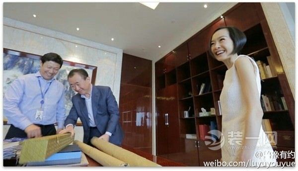鲁豫有约大咖一日行 中国首富王健林办公室图片曝光
