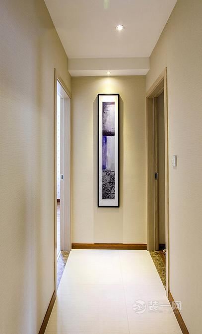 绍兴装修网110平现代风格卧室走廊装修效果图