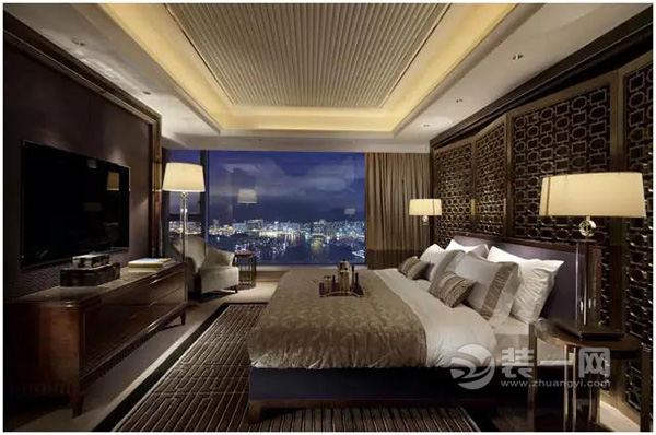 青岛新中式风格卧室装修效果图